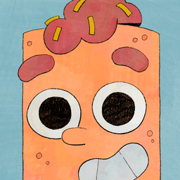 The Tahanan app icon: a close-up of the illustrated character on a light blue square.